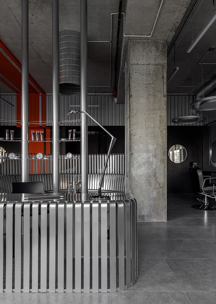 Футуристичная парикмахерская – проект дизайнеров Ольги Яковлевой и Павла Стефанова