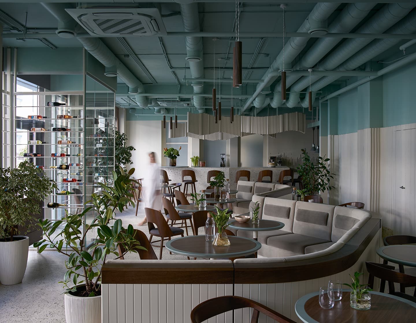 Бистро в ретро стиле – проект архитекторов Елены Прислоновой и Дарьи Созыкиной