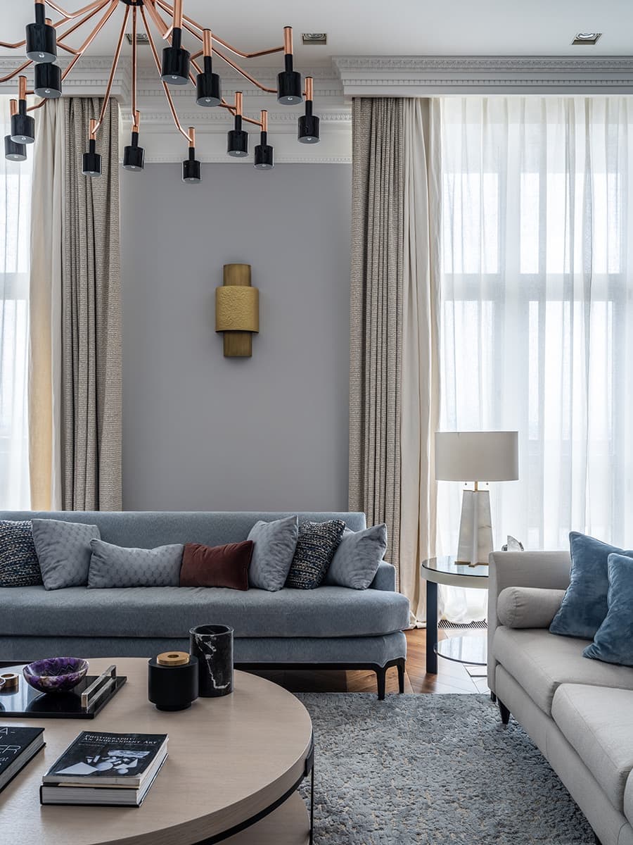 Двухуровневый пентхаус – проект дизайнера Ирины Граве