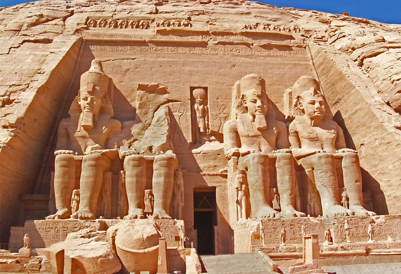 Абу-Симбел — скала на западном берегу Нила, в которой высечены два знаменитых древнеегипетских храма во время правления Рамзеса II