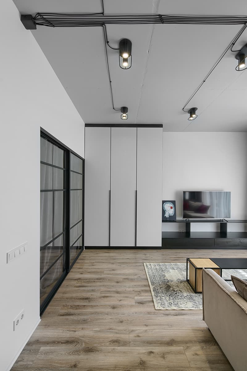 Функциональная квартира-студия в Киеве – проект студии Lauri Brothers