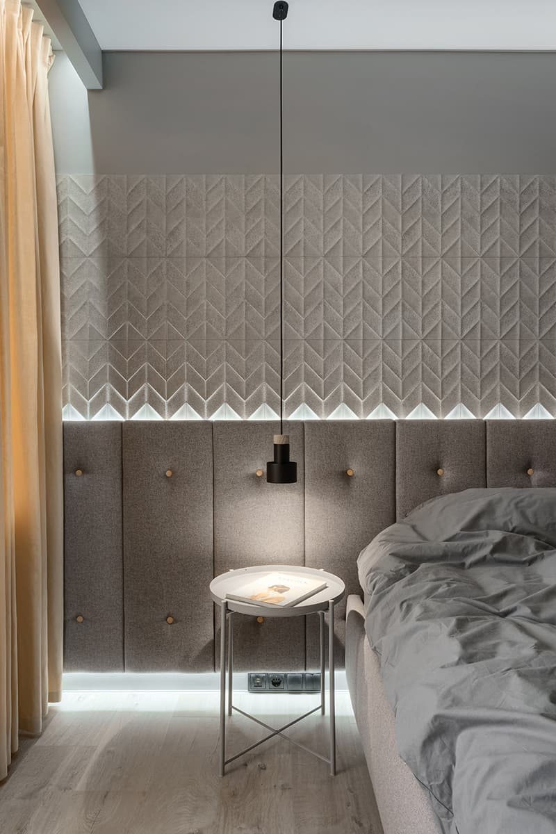 Квартира в голубых и желтых тонах со скрытыми решениями и авторской люстрой – проект дизайнера Иры Лисюк