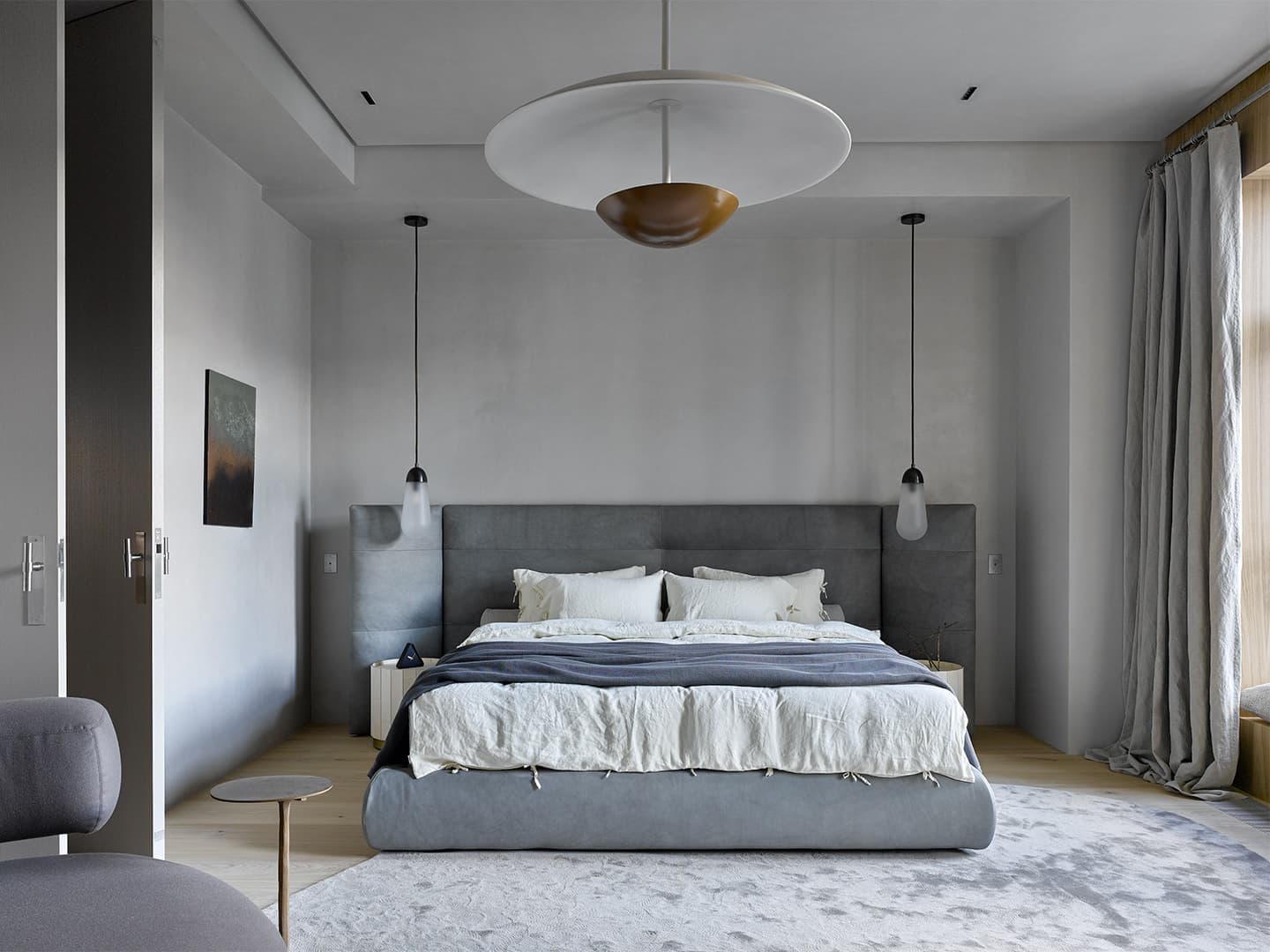 Московские апартаменты с камином – проект бюро Workshop studio