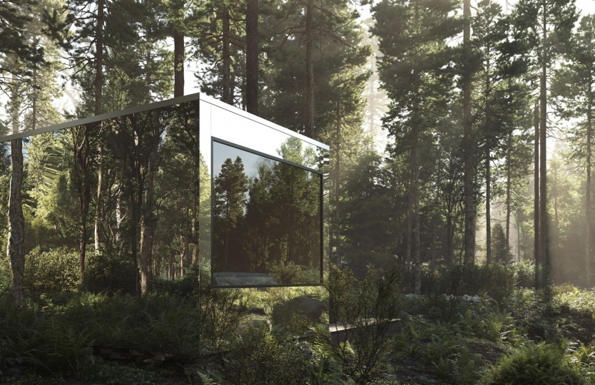 Leckie Studio построили зеркальные дома в Канаде
