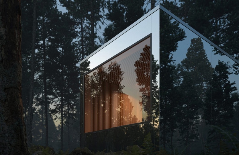 Leckie Studio построили зеркальные дома в Канаде