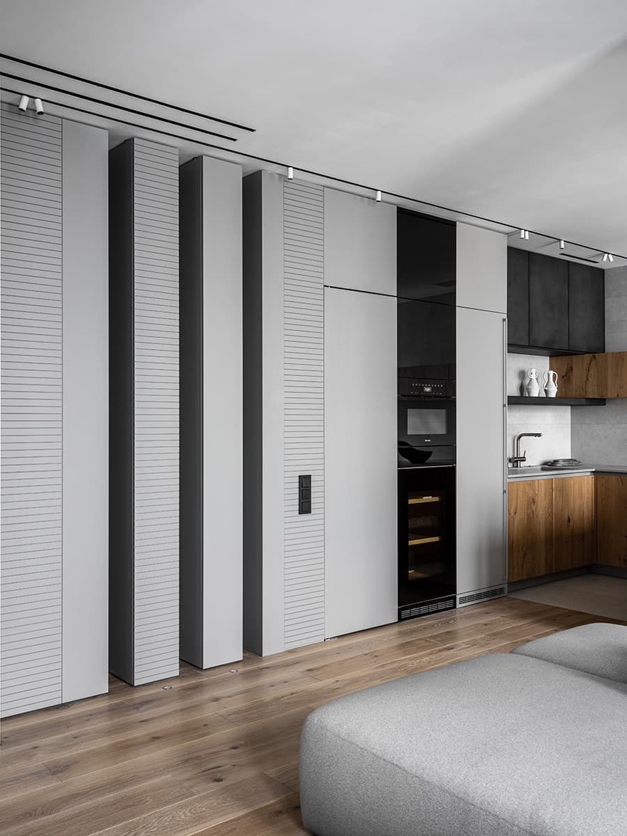 Сдержанная и стильная квартира – проект студии MOPS