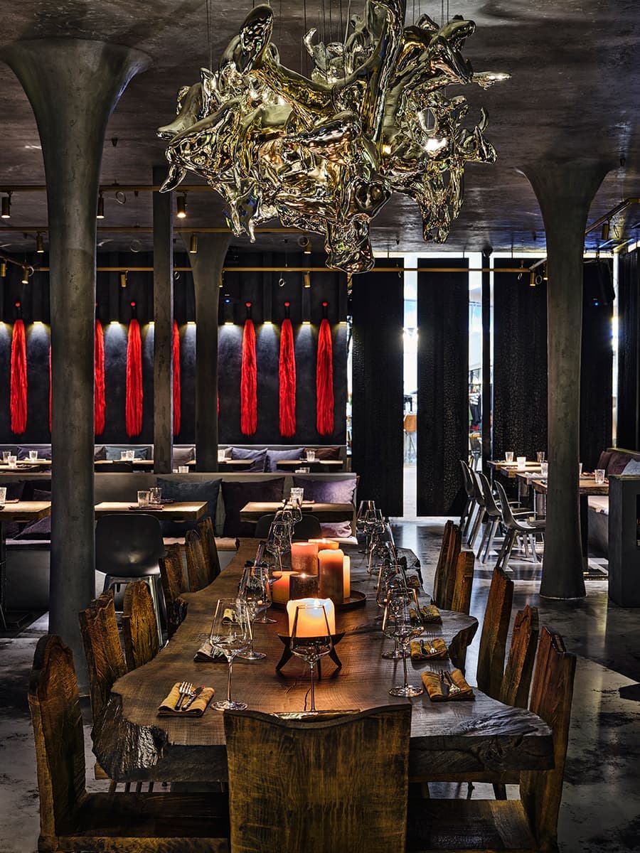 Московский ресторан в стиле ваби-саби – проект бюро NB-Studio