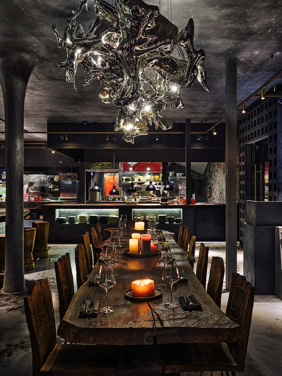 Московский ресторан в стиле ваби-саби – проект бюро NB-Studio