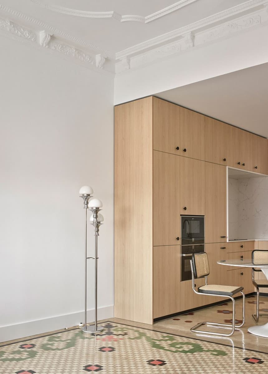 Отремонтированная квартира в здании 1920-х годов – проект студии DG Arquitecto