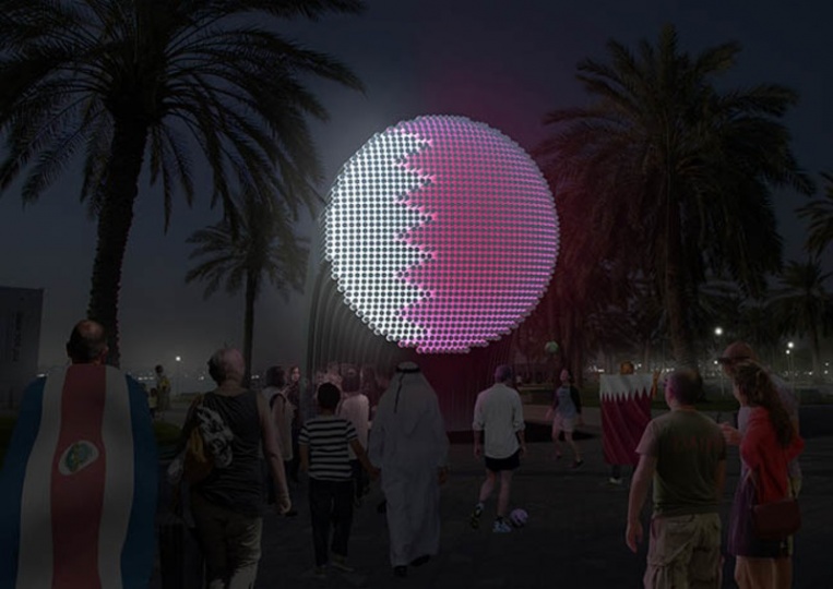 Представлен дизайн часов обратного отсчета для Чемпионата мира по футболу в Катаре