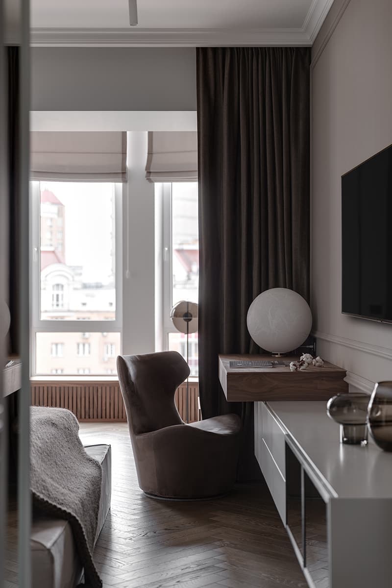 Трехкомнатная квартира в Киеве – проект студии N.Team interior design