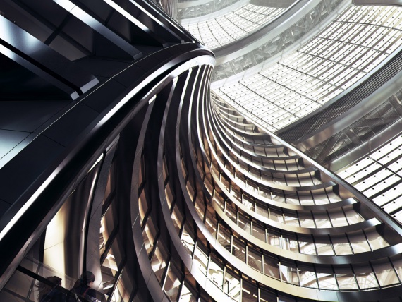 Zaha Hadid Architects строят здание с самым высоким атриумом в мире