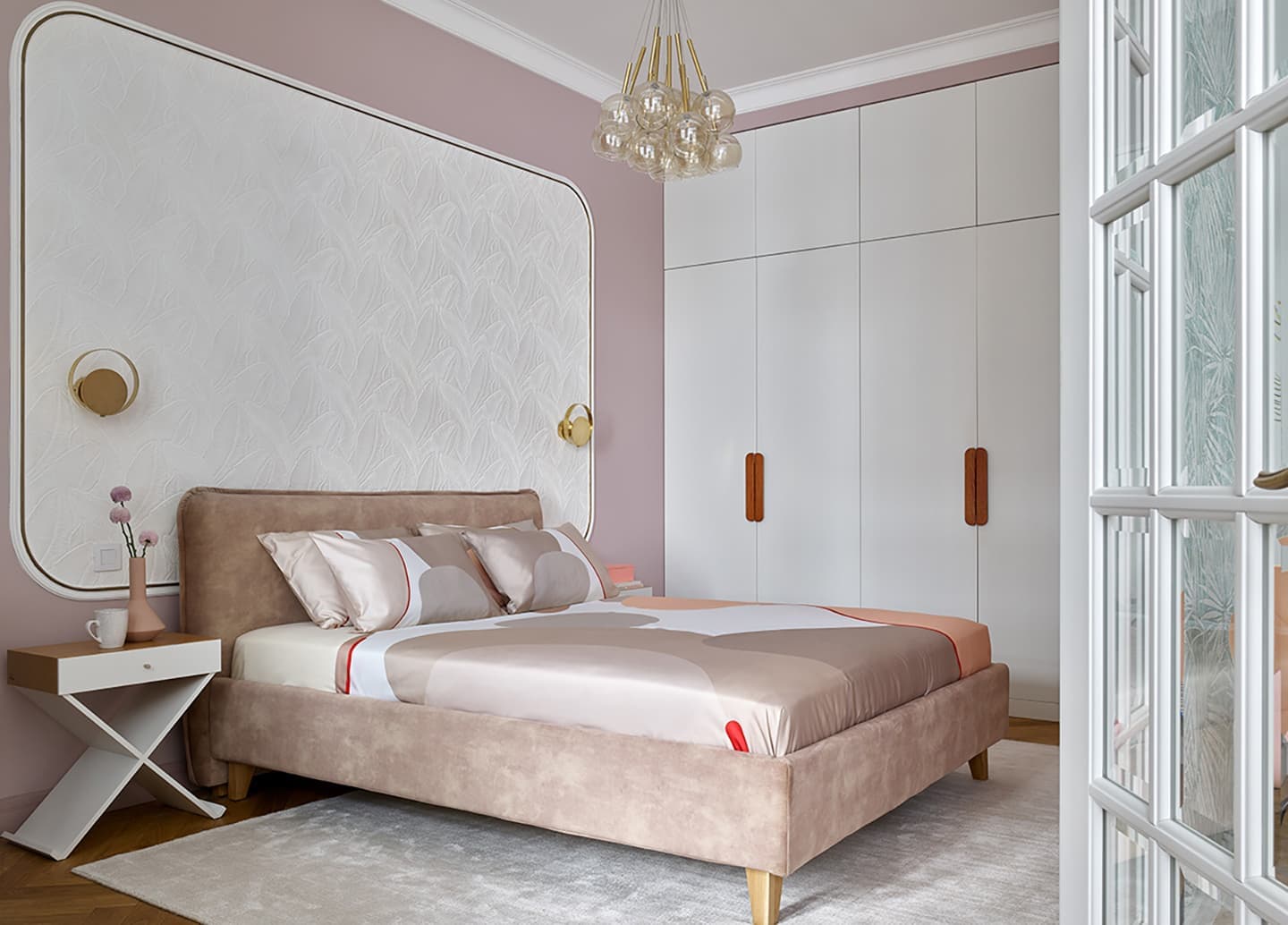 Квартира в Москве с использованием геометрии в интерьере – проект дизайнера Анастасии Холопцевой