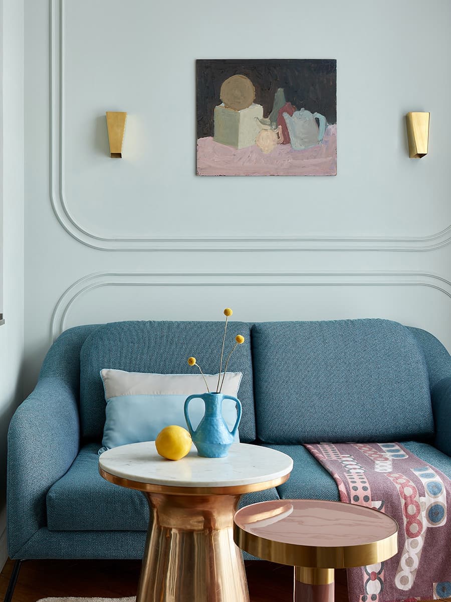 Квартира в Москве с использованием геометрии в интерьере – проект дизайнера Анастасии Холопцевой