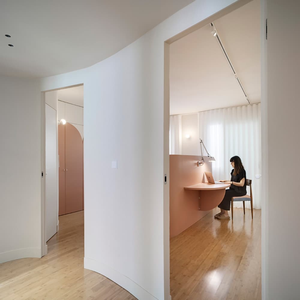 Испанская квартира с необычной планировкой – проект студии Laura Ortin Arquitectura