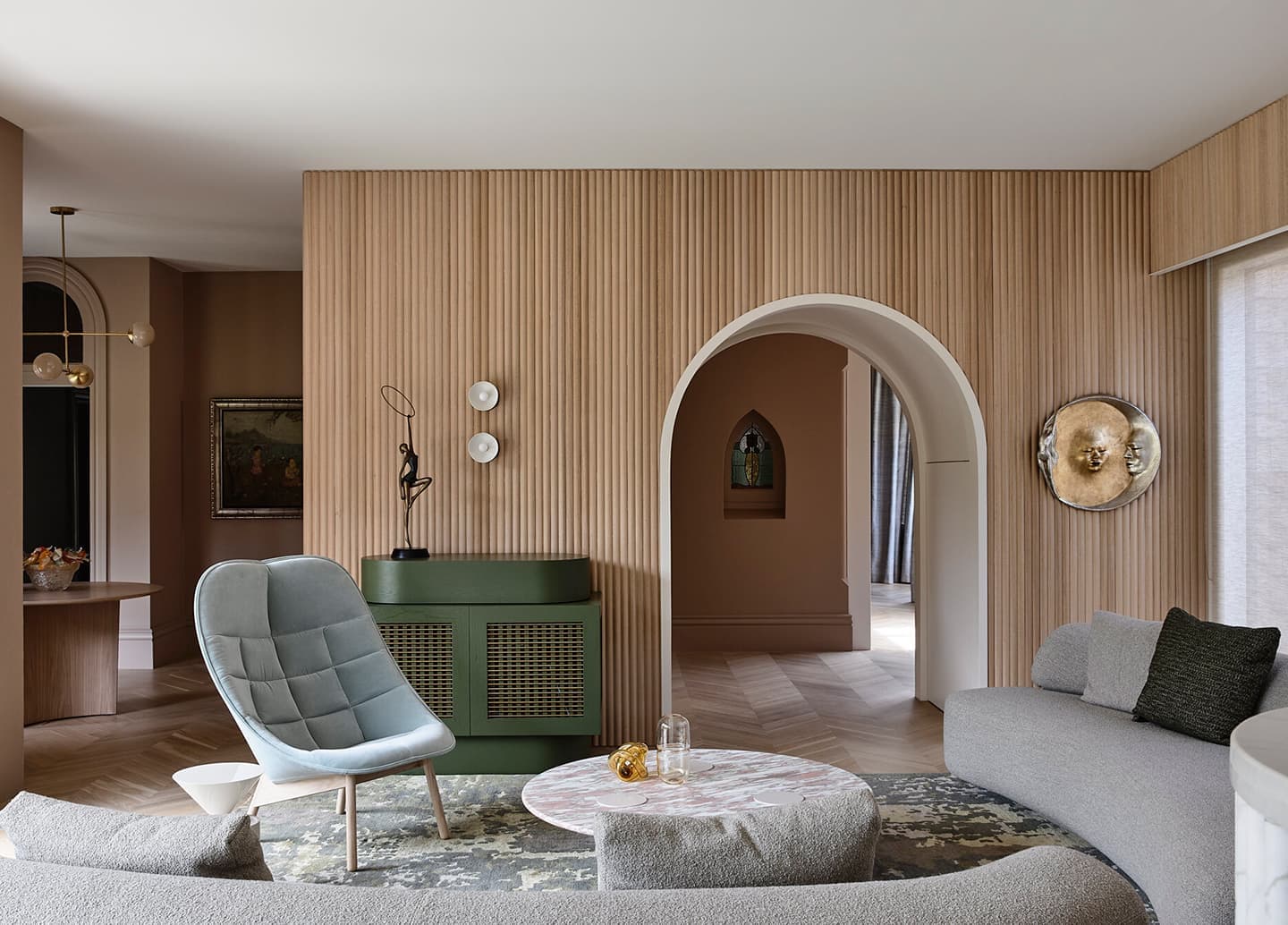 Театральный интерьер дома в Мельбурне – проект Kennedy Nolan