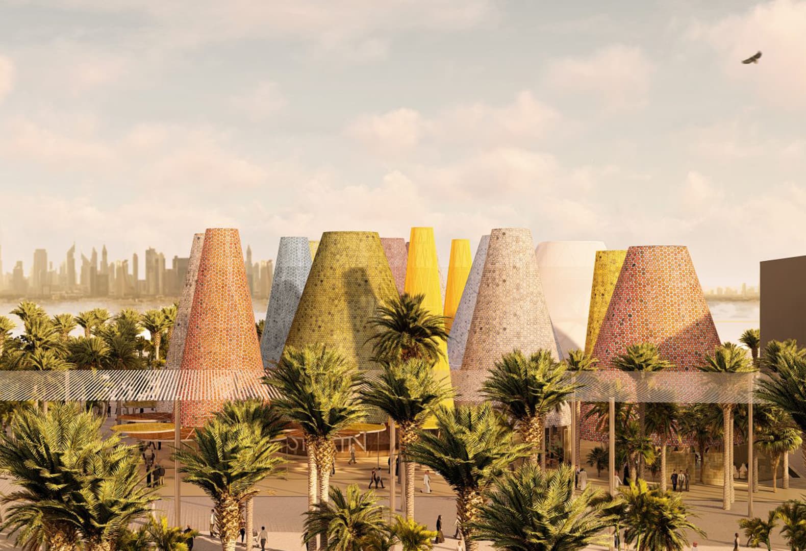 Expo 2020 Dubai. Павильон Испании. Автор проекта: Amann Cánovas Maruri.Фото: Expo 2020 Dubai
