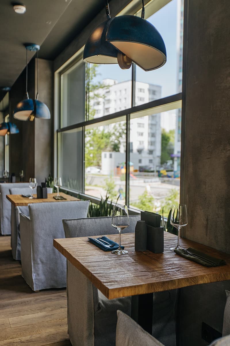 Гармония пяти фактур в интерьере ресторана Kano – проект архитектурного бюро NB Studio