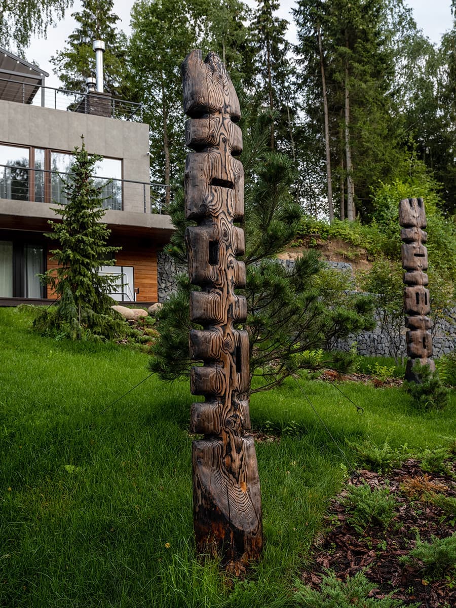 Эклектичный интерьер коттеджа с восточными нотами – проект архитектурного бюро ab2.0