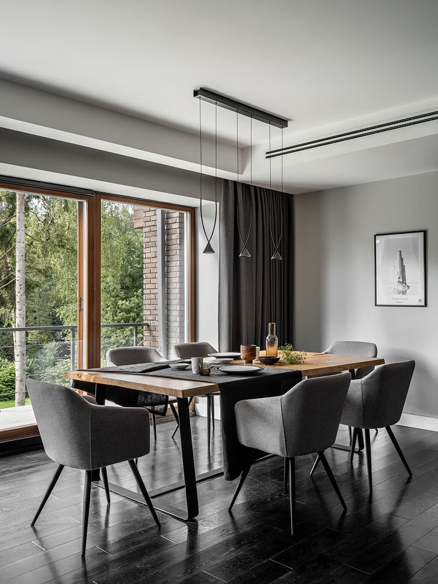 Эклектичный интерьер коттеджа с восточными нотами – проект архитектурного бюро ab2.0