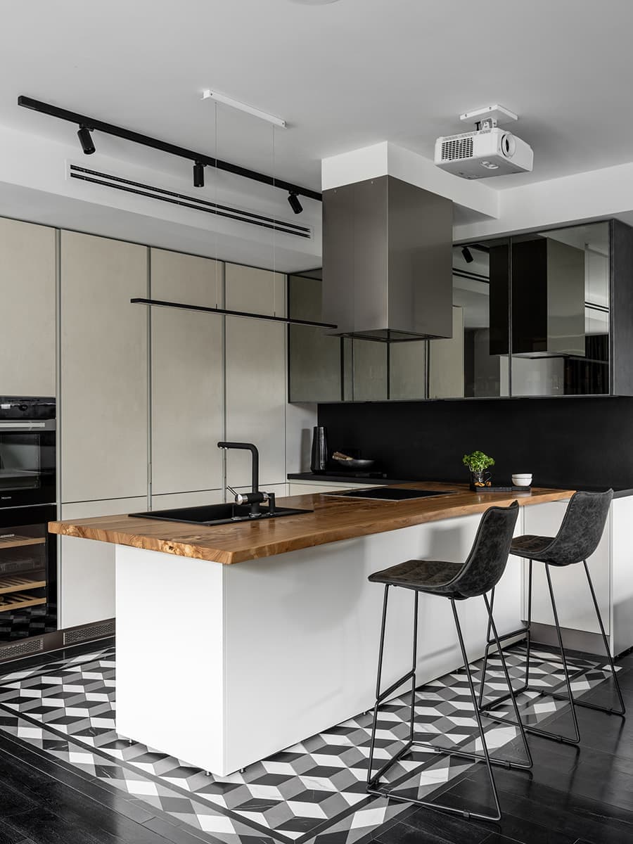 Эклектичный интерьер коттеджа с восточными нотами – проект архитектурного бюро ab2.0