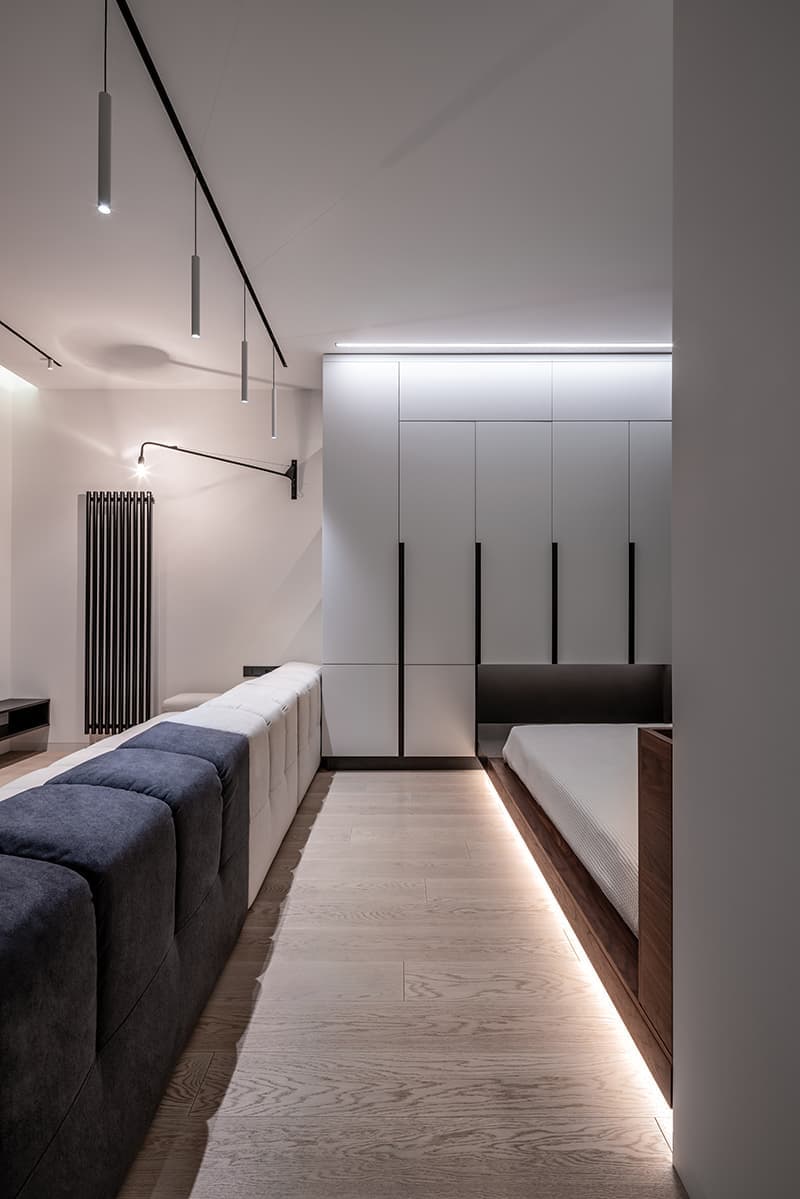 Строгий интерьер в стиле лофт для киевской квартиры – проект дизайн-студии Lauri Brothers