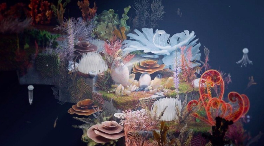 Coral Arena — виртуальная инсталляция, осмысляющая климатические проблемы