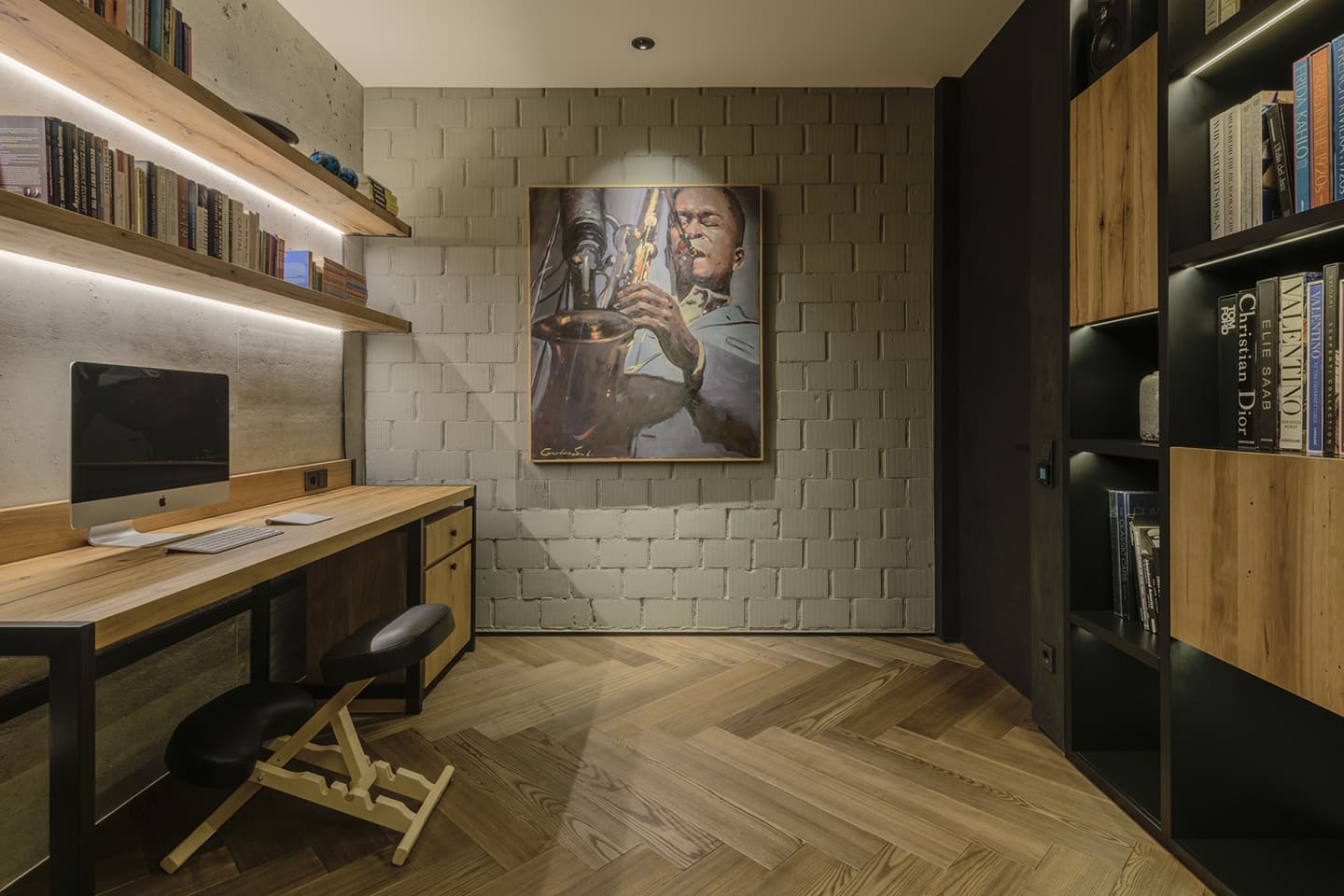 Апартаменты с эстетикой респектабельного джаз-клуба – проект дизайн-студии ZIKZAK