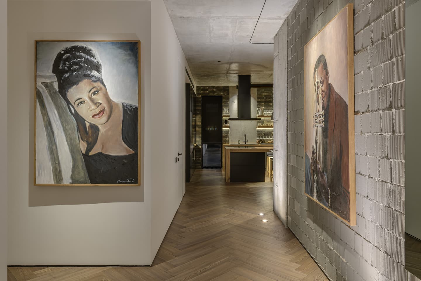 Апартаменты с эстетикой респектабельного джаз-клуба – проект дизайн-студии ZIKZAK