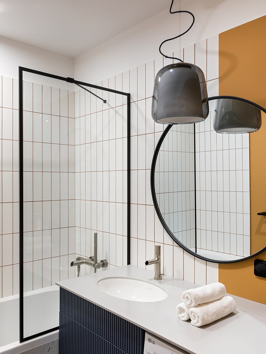 Красочный интерьер с розовой кухней – проект Екатерины Успенской