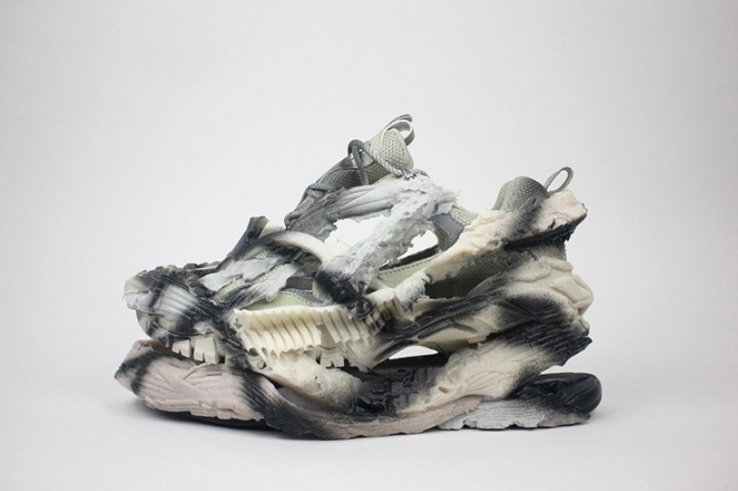 Коллекция кроссовок Полины Кричко, созданная на стыке скульптуры и моды