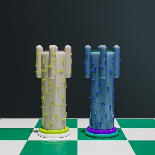 Тарас Желтышев создал арт-шахматы со встроенным NFT-чипом