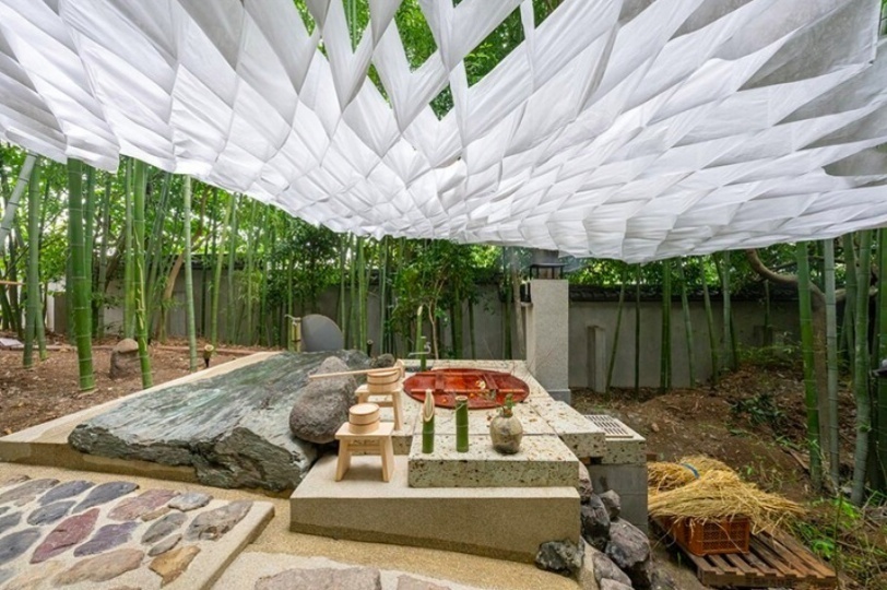 Kengo Kuma & Associates спроектировали павильон для соединения с природой