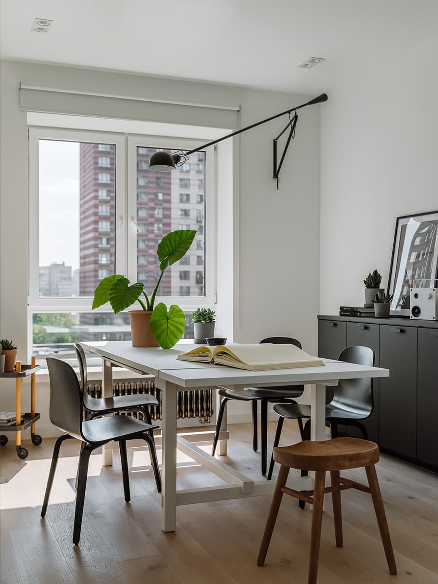 Монохромная квартира со скандинавским настроением – проект студии Style By Sorensen