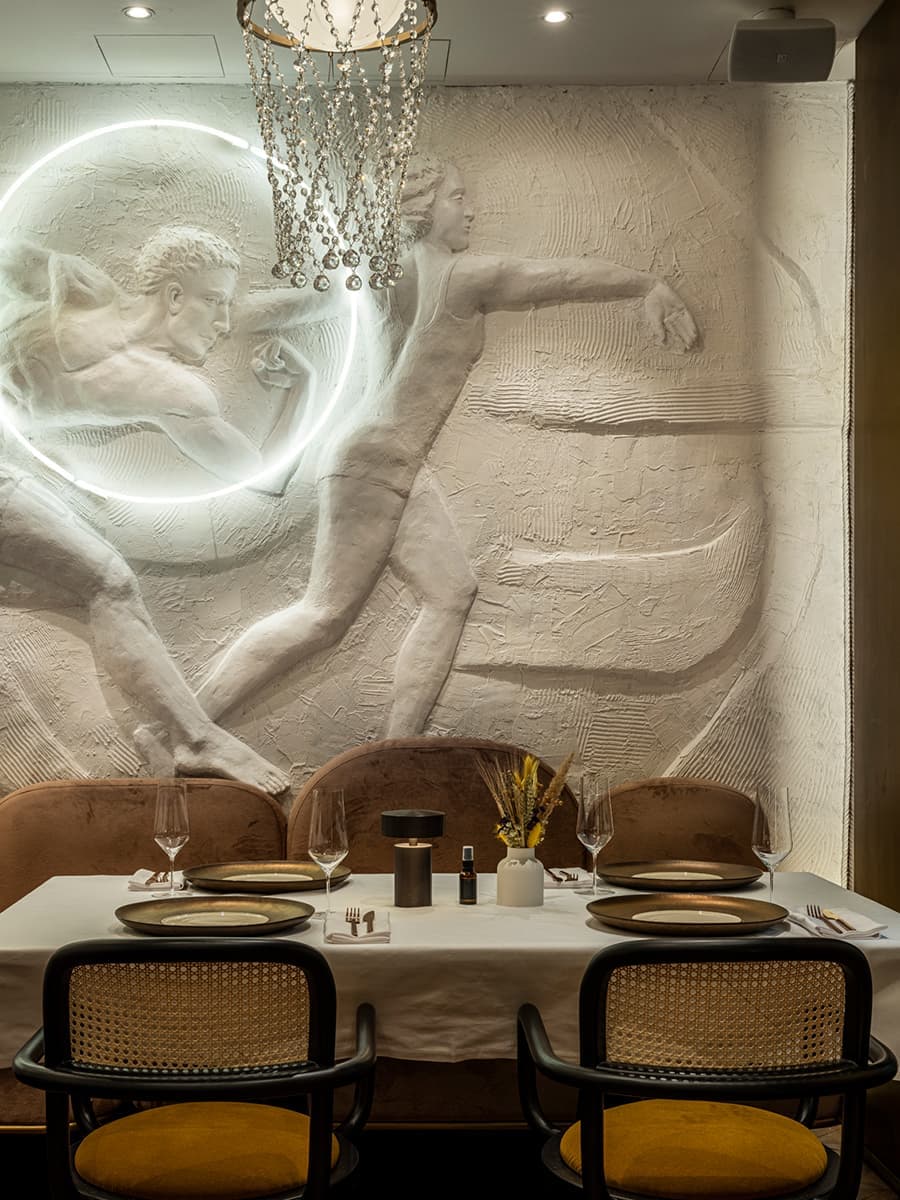 Ироничный интерьер для ресторана Александра Раппопорта – проект дизайнера Елены Крыловой