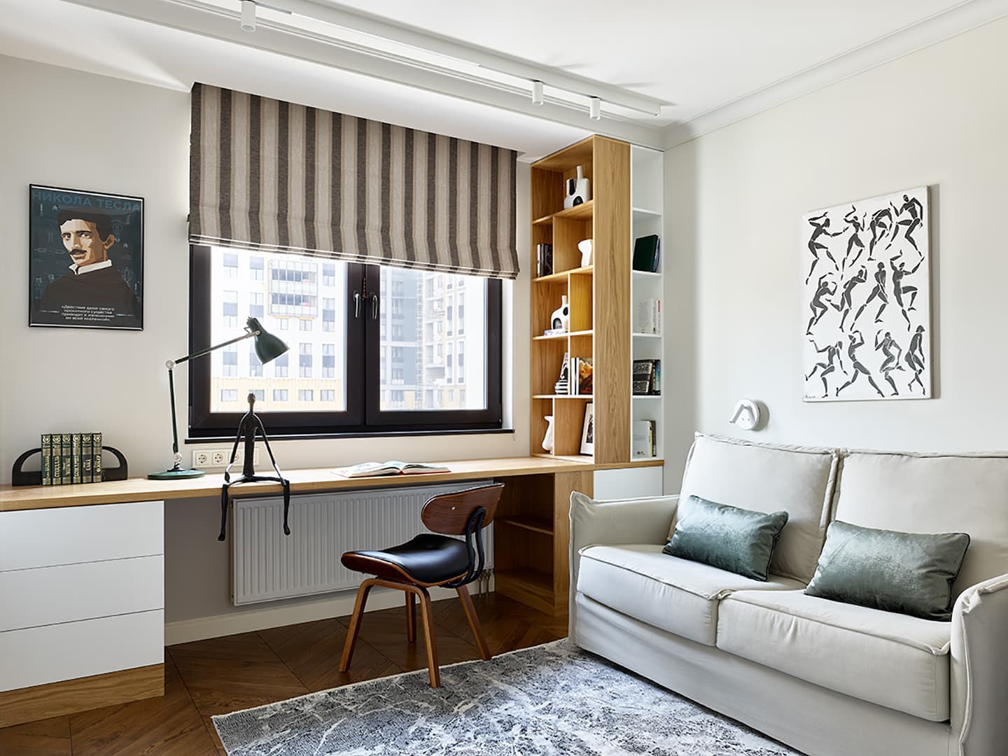 «Морская» квартира для семьи с детьми – проект Екатерины Владимировой