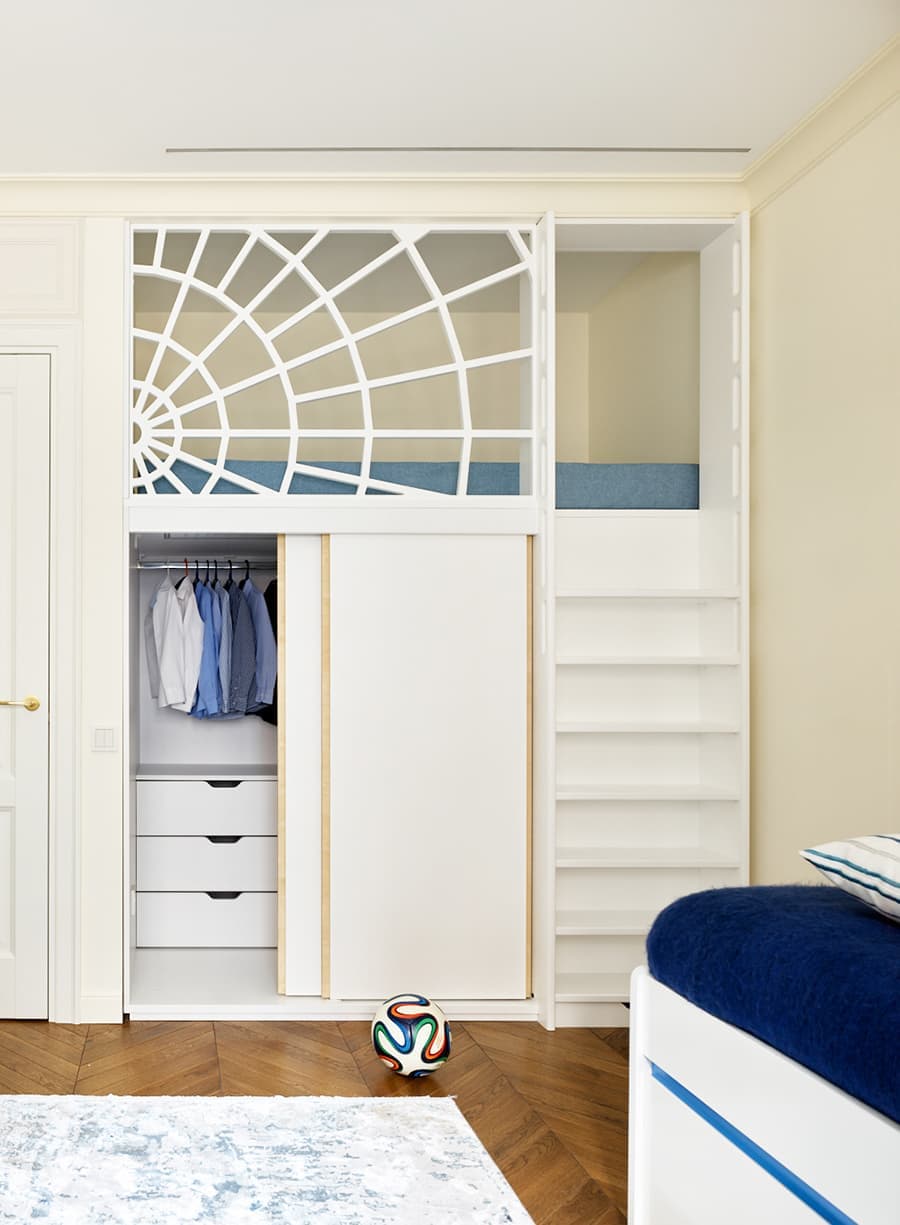 «Морская» квартира для семьи с детьми – проект Екатерины Владимировой