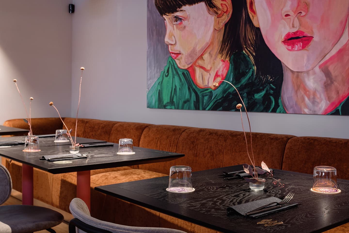 Элегантный интерьер гастробистро MOST – проект дизайнера Юлии Ионовой