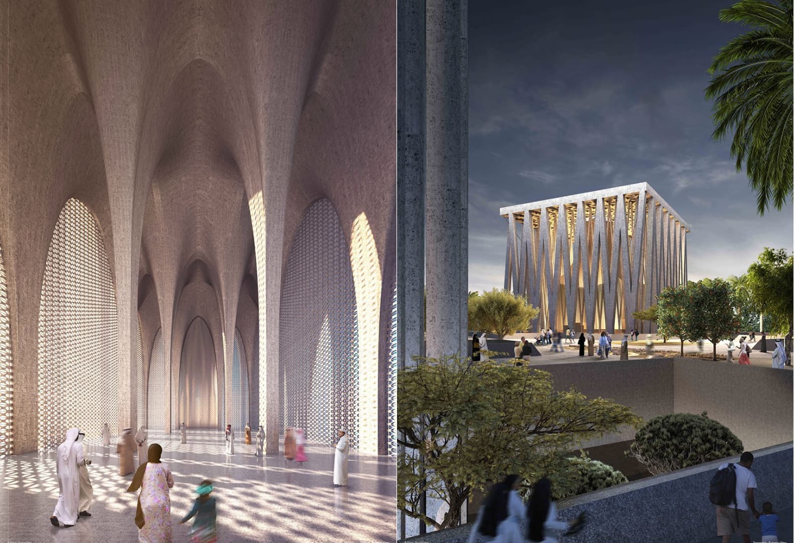 Комплекс Abrahamic Family House, Абу-Даби. Фото: Adjaye Associates