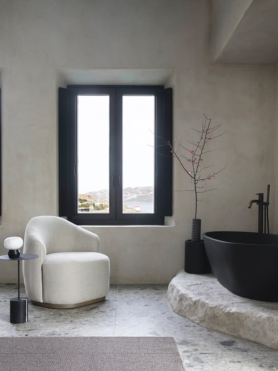 Аутентичный интерьер отеля в Миконосе – проект бюро Stones and walls studio