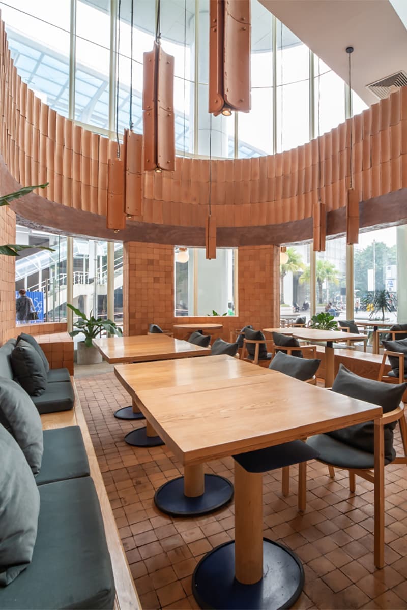 Интерьер пиццерии во Вьетнаме – проект Studio DIG