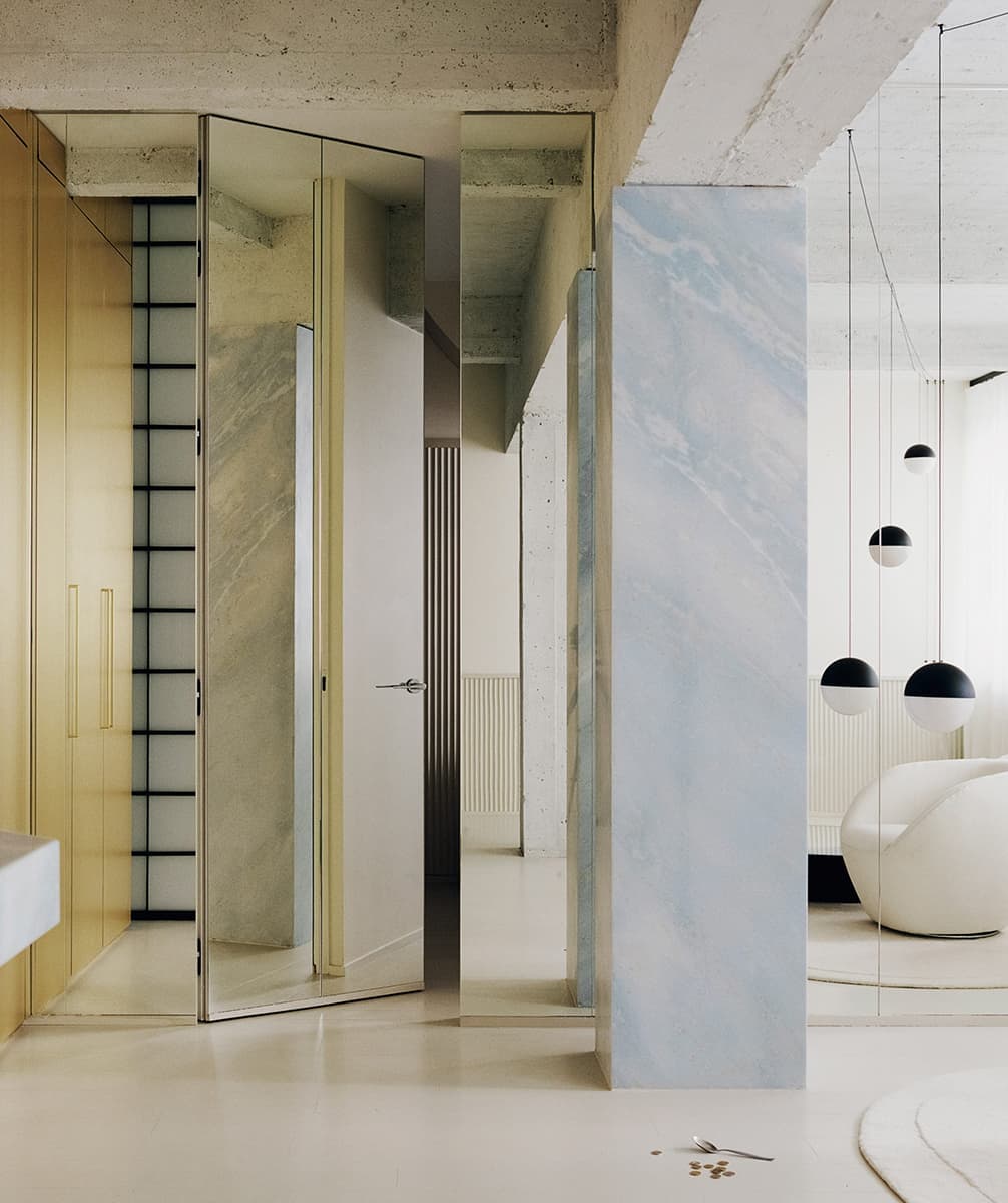 Сюрреалистичный интерьер квартиры в Париже – проект Clément Lesnoff-Rocard