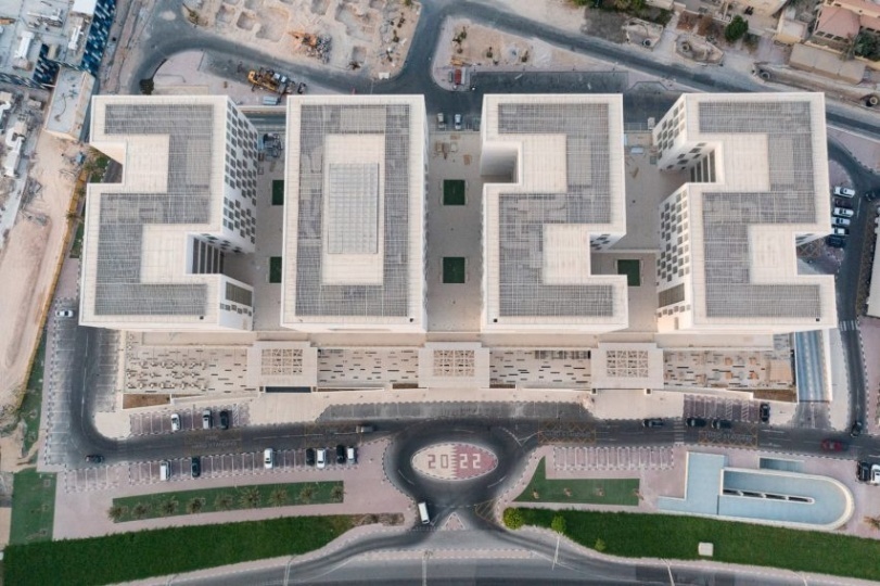 Архитектор из Катара спроектировал здание в форме 2022 года