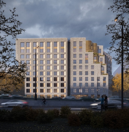 GAFA Architects построят отель в Москве с необычным скульптурным фасадом