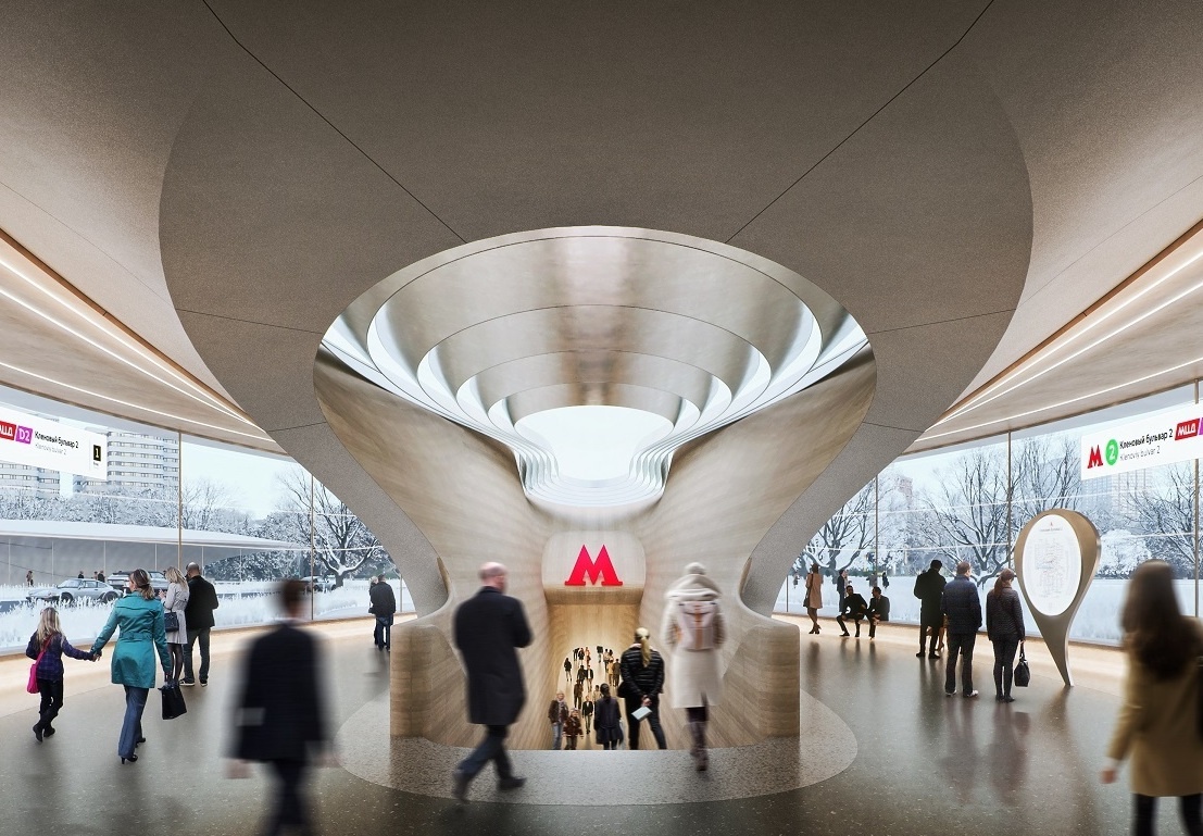 Бюро Zaha Hadid Architects вышло из проекта станции метро в Москве