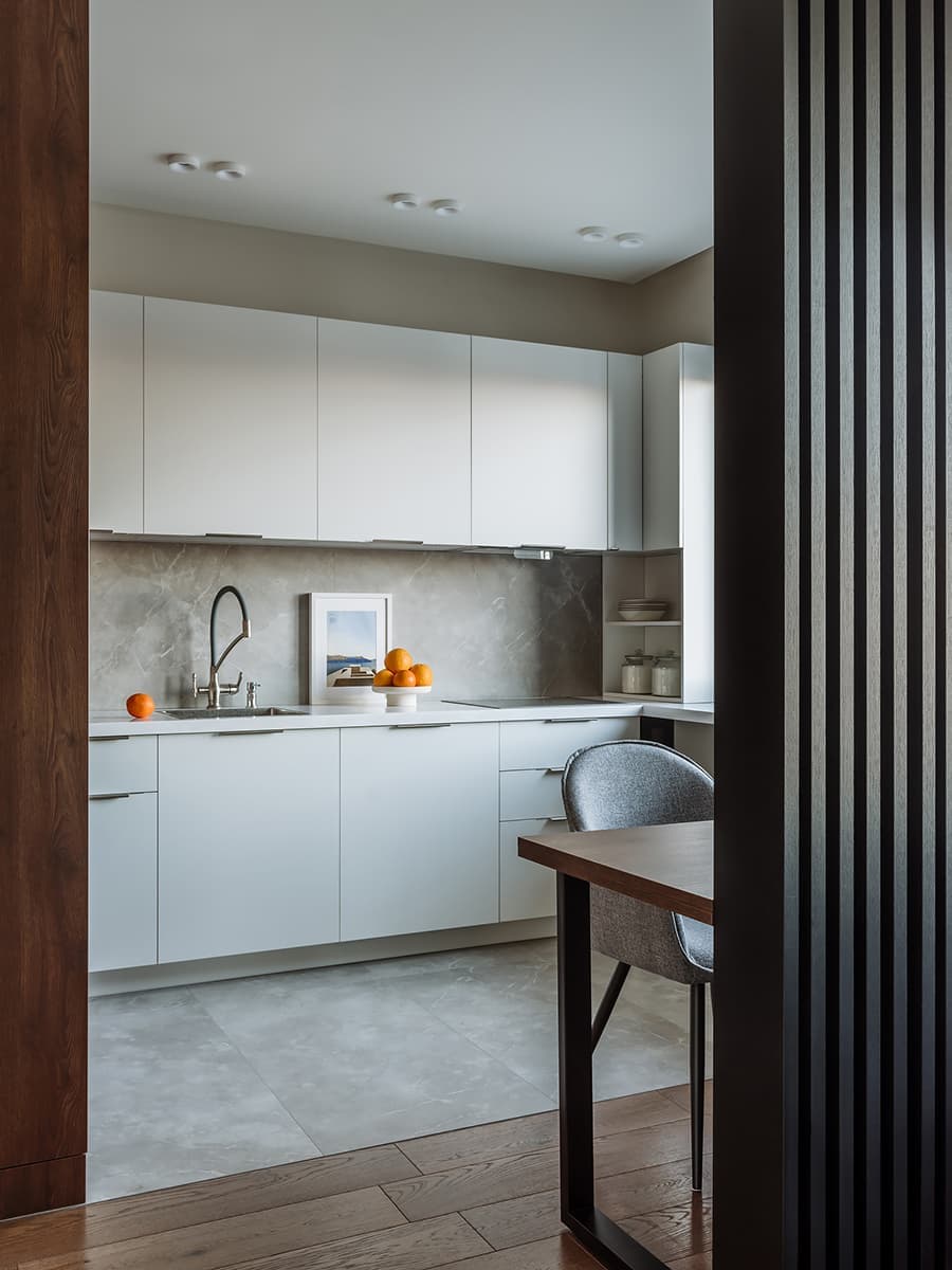 Свежий интерьер квартиры в технике колор-блок — проект Ольги Клименок