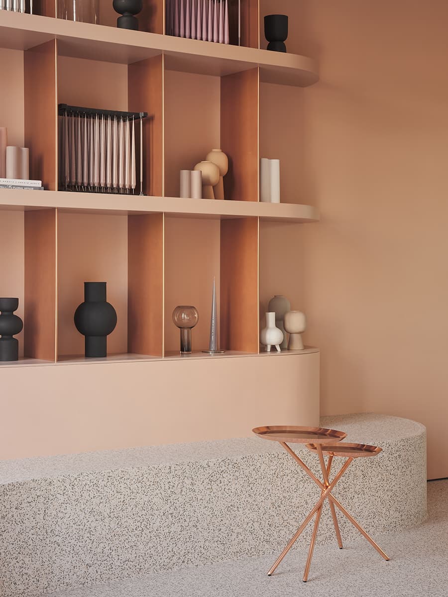 Нежный дизайн цветочного бутика в Калининграде – проект Levkovich Architects