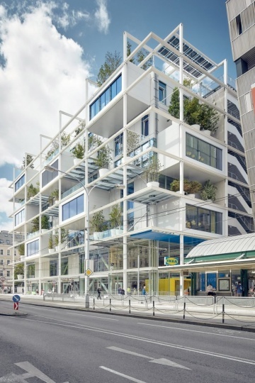 В Вене построили магазин IKEA без парковочных мест