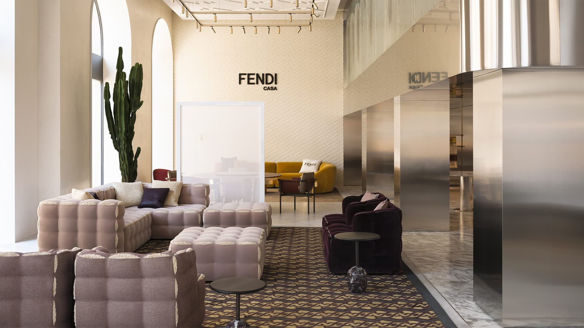 Торжество ритма и света: первый флагманский бутик Fendi Casa в Милане