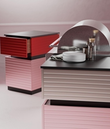 Лука Никетто разработал дизайн модульной уличной кухни